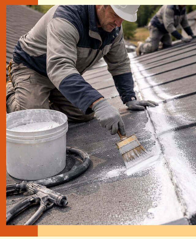 Утепление кровли жидкой теплоизоляцией в Удомле