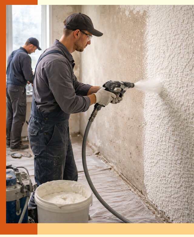 Утепление стен жидкой теплоизоляцией в Удомле для квартир и домов