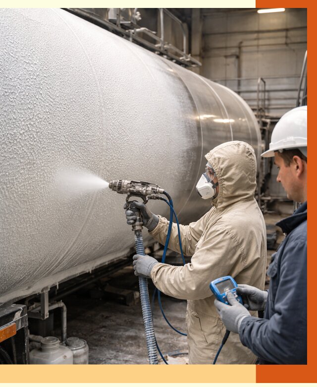 Утепление автоцистерны жидкой теплоизоляцией в Удомле от 15064 руб. под ключ | ТепломастерДмл