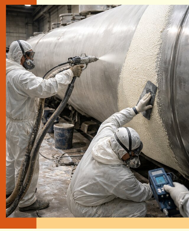 Утепление автоцистерн жидкой теплоизоляцией в Удомле