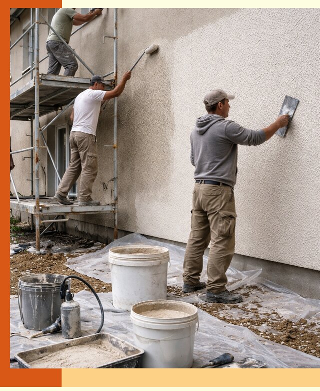 Утепление фасада жидкой пробкой в Удомле