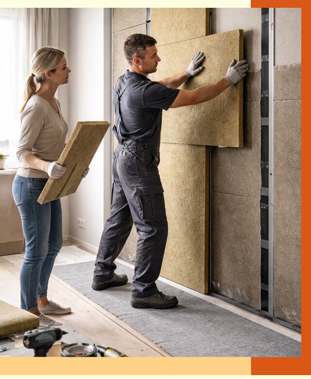 Профессиональная шумоизоляция квартиры в Удомле от 7792 руб. за м2 | ТепломастерДмл