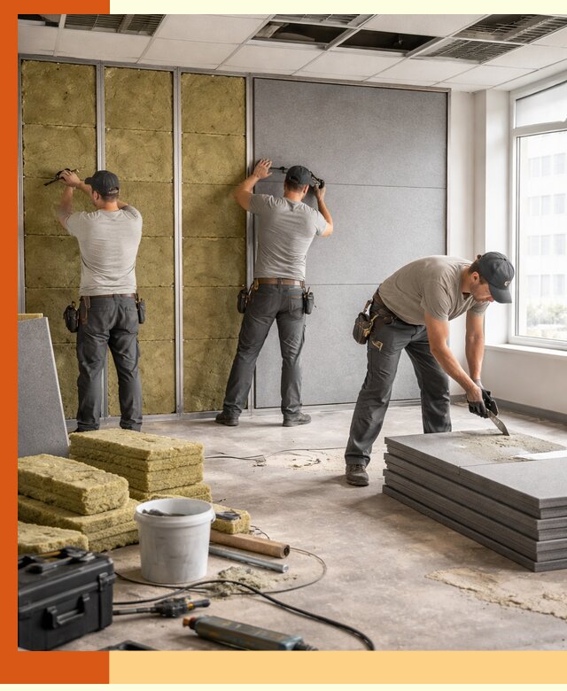 Профессиональная шумоизоляция офисов в Удомле для комфорта сотрудников