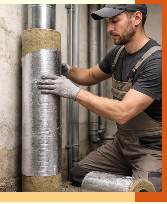 Шумоизоляция труб в Удомле от 1247 руб. — шумоподавление и звукоизоляция труб | ТепломастерДмл