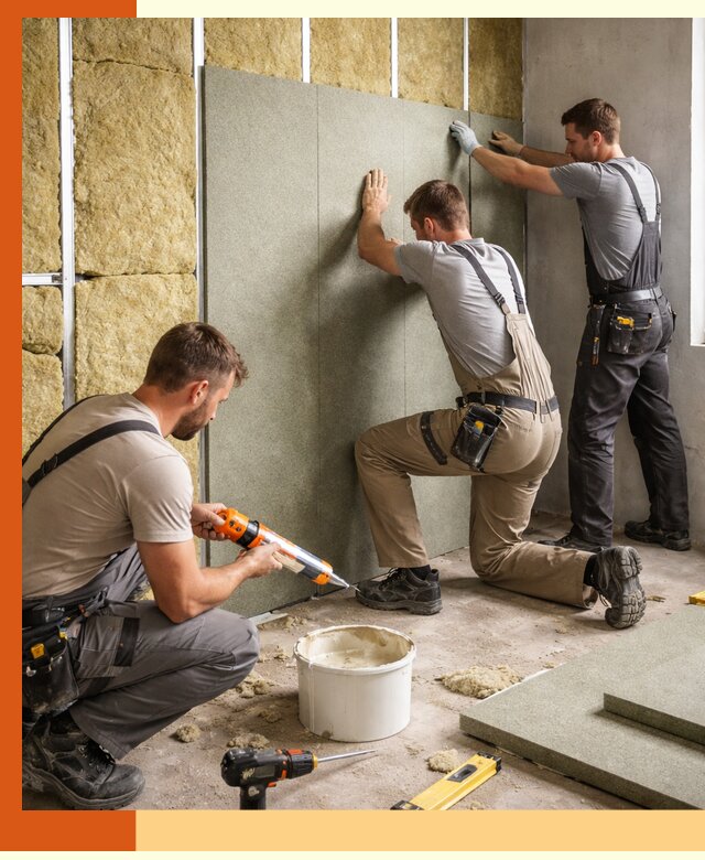 Профессиональная шумоизоляция стен в Удомле для квартир и домов