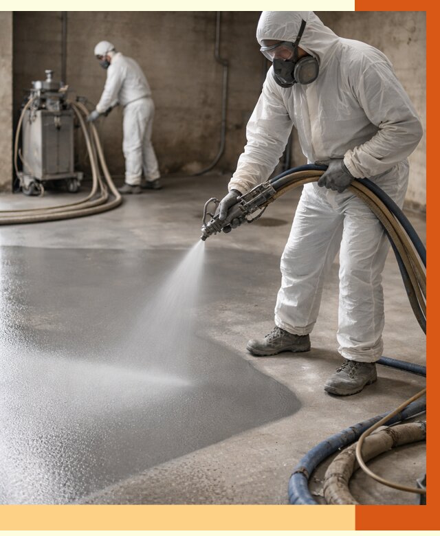 Гидроизоляция полимочевиной в Удомле от 8831 руб/м² — напыление полимерной гидроизоляции | ТепломастерДмл