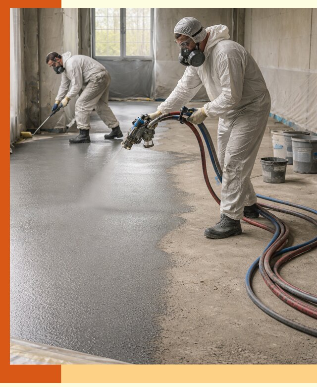 Гидроизоляция полимочевиной полов и конструкций в Удомле