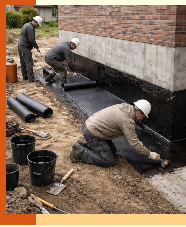 Гидроизоляция фундамента в Удомле: надежная защита строений