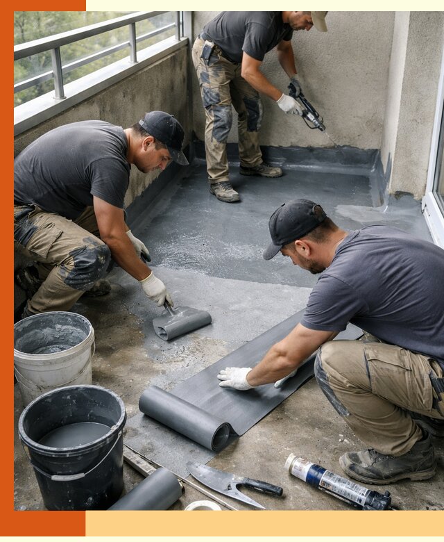 Гидроизоляция балкона в Удомле: надежная защита от протечек