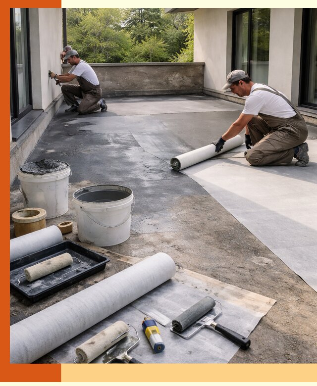 Гидроизоляция террасы в Удомле — надежная защита от влаги и протечек