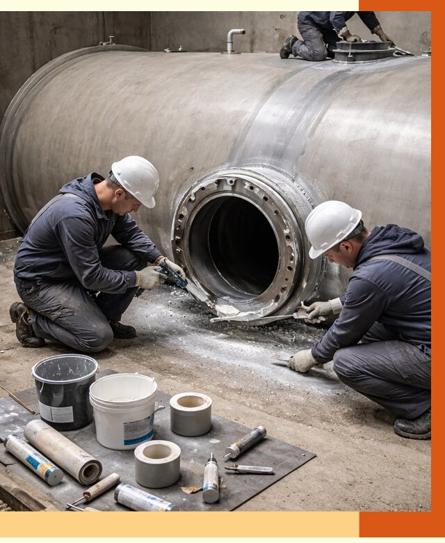 Гидроизоляция резервуара с топливом в Удомле от 77918 руб. под ключ | ТепломастерДмл