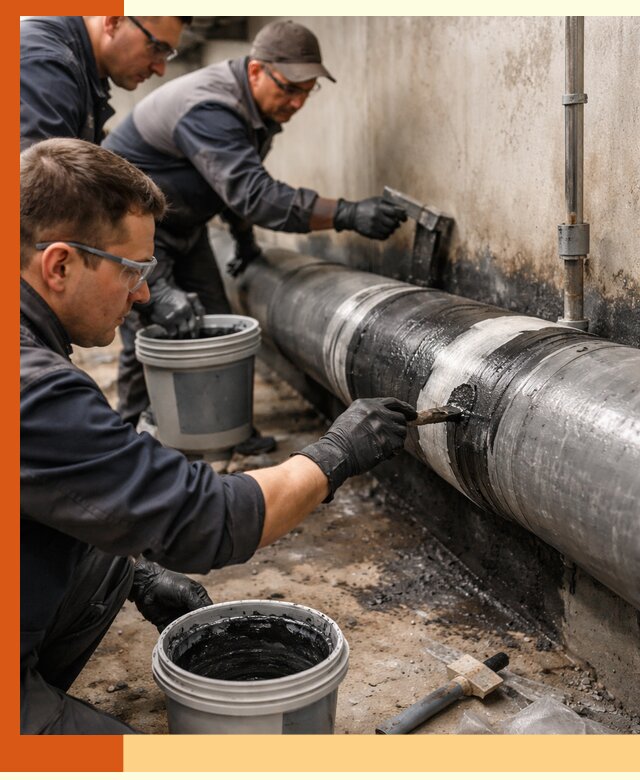 Гидроизоляция труб в Удомле — защита и герметизация коммуникаций