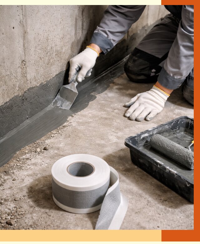 Гидроизоляция швов и герметизация стыков в Удомле от 1299 руб. | ТепломастерДмл