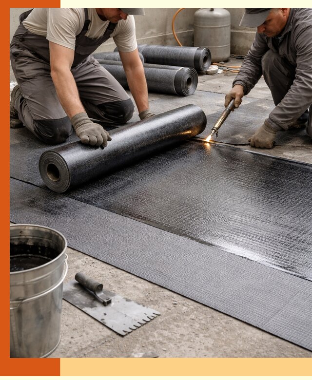 Монтаж гидроизоляционной мембраны в Удомле для зданий и конструкций