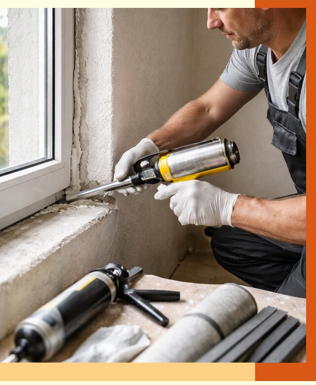 Герметизация стыков и примыканий в Удомле от 1247 руб. под ключ | ТепломастерДмл